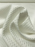 Textured Dotted Brocade - Off-White