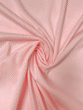 Satin Jacquard Stretch Brocade - Baby Pink