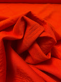 Geometric Diamond Cotton Brocade - Red-Orange