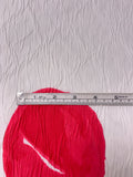 Italian Painterly Circles Printed Textured Lightweight Brocade - Off-White / Raspberry