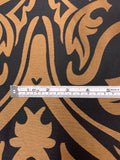 Damask Brocade - Bronze / Black