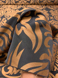 Damask Brocade - Bronze / Black