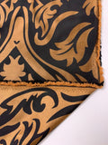 Damask Brocade - Bronze / Black
