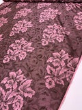 Floral Bouquets Brocade - Mauve / Dusty Pink