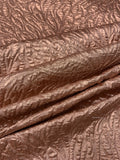 Italian Floral Swirls Reversible Brocade - Gold / White / Rose Gold
