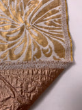Italian Floral Swirls Reversible Brocade - Gold / White / Rose Gold