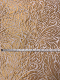 Italian Floral Swirls Reversible Brocade - Gold / White / Rose Gold