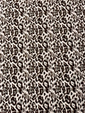 French Cheetah Brocade - Off-White / Brown / Copper