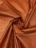 Novelty Tissue Lamé - Metalic Orange