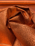 Novelty Tissue Lamé - Metalic Orange