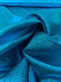 Novelty Tissue Lamé - Metallic Turquoise