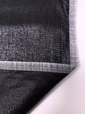 Novelty Tissue Lamé - Metallic Black