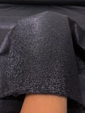 Novelty Tissue Lamé - Metallic Black