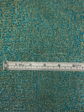 Novelty Two-Toned Tissue Lamé - Turquoise / Gold
