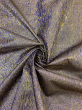 Novelty Two-Toned Tissue Lamé - Purple / Gold