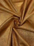 Novelty Two-Toned Tissue Lamé - Orange / Gold
