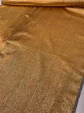 Novelty Two-Toned Tissue Lamé - Orange / Gold