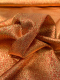 Novelty Two-Toned Tissue Lamé - Red / Gold