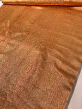 Novelty Two-Toned Tissue Lamé - Red / Gold