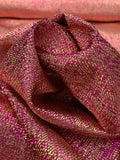 Novelty Two-Toned Tissue Lamé - Magenta / Gold