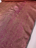 Novelty Two-Toned Tissue Lamé - Magenta / Gold