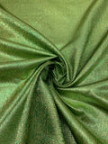 Novelty Two-Toned Tissue Lamé - Green / Gold