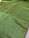 Novelty Two-Toned Tissue Lamé - Green / Gold