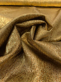 Novelty Two-Toned Tissue Lamé - Gold / Yellow Gold