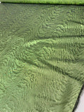 Moiré Crisp Lamé - Pistachio Green