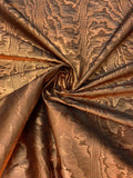 Moiré Crisp Lamé - Copper