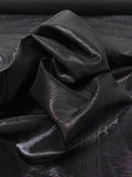 Moiré Crisp Lamé - Black