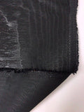 Moiré Crisp Lamé - Black