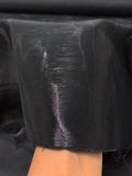 Moiré Crisp Lamé - Black