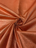 Novelty Tissue Lamé - Metallic Coral