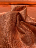 Novelty Tissue Lamé - Metallic Coral