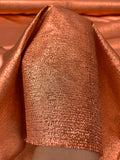 Novelty Tissue Lamé - Metallic Coral