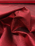 Novelty Tissue Lamé - Metallic Wine
