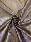 Novelty Two-Toned Tissue Lamé - Violet Blue / Gold