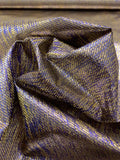 Novelty Two-Toned Tissue Lamé - Violet Blue / Gold