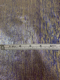Novelty Two-Toned Tissue Lamé - Violet Blue / Gold