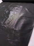 Moiré Crisp Lamé - Black