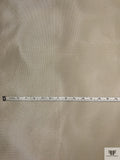 Italian Honeycomb Woven Mesh-Like Lamé - Shaker Beige / Silver