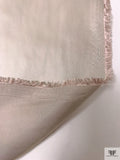 Liquid-Look Iridescent Satin Faced Polyester Organza - Smokey Taupe / Mint