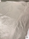 Liquid-Look Iridescent Satin Faced Polyester Organza - Smokey Taupe / Mint