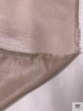 Italian Sheer Lamé Silk Chiffon - Pale Mauve