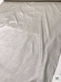 Italian Crinkled Foil Printed Silk Chiffon - Grey