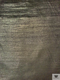 Italian Medium-Weight Woven Lamé - Black / Gold