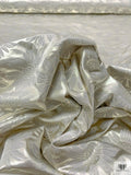 Italian Floral Lamé Brocade - Sterling Gold