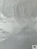 Glossy Iridescent Satin Faced Polyester Organza - Grey