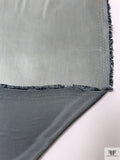 Glossy Iridescent Satin Faced Polyester Organza - Grey